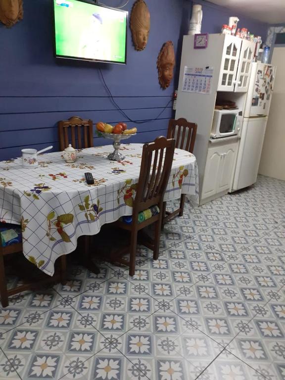 Kuchyň nebo kuchyňský kout v ubytování Hostal Boutique "Maryluz"