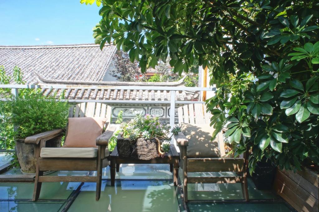 Zahrada ubytování Dali Yunxi Boutique Inn