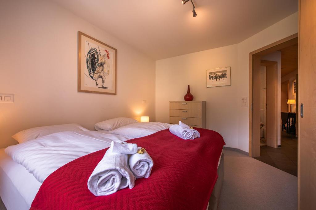 Postel nebo postele na pokoji v ubytování Chalet Bella Vista 4