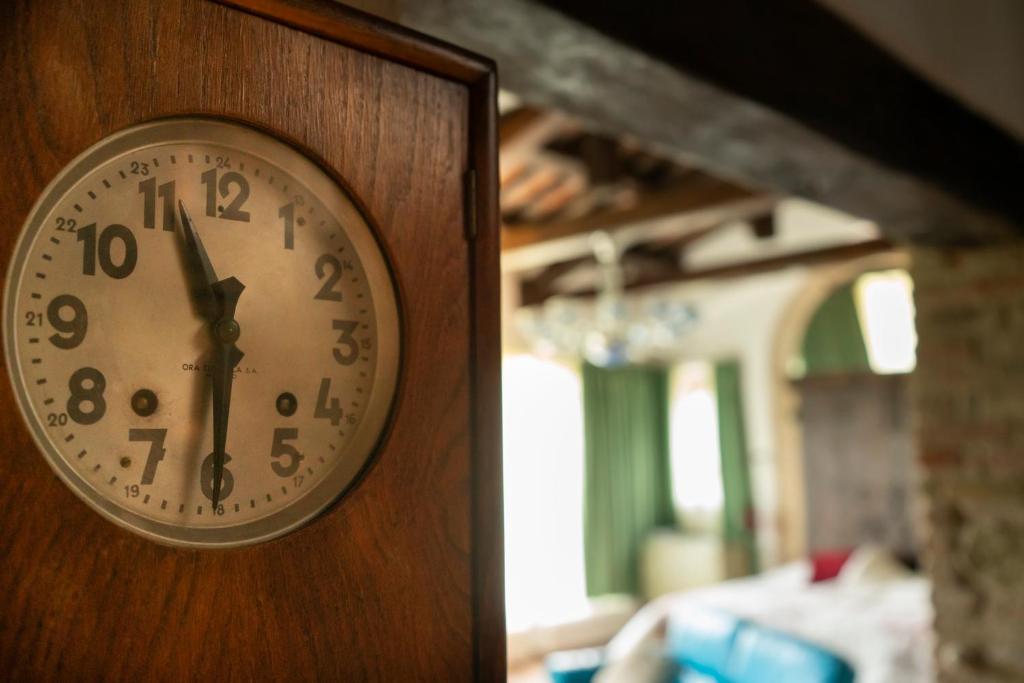 Postel nebo postele na pokoji v ubytování Azzurro di Vallepietra