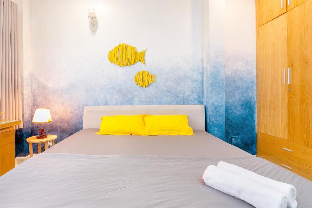 Postel nebo postele na pokoji v ubytování Qcub1 Homestay