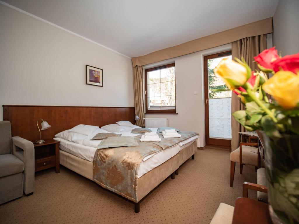 Posteľ alebo postele v izbe v ubytovaní Villa Wernera Hotel & Spa