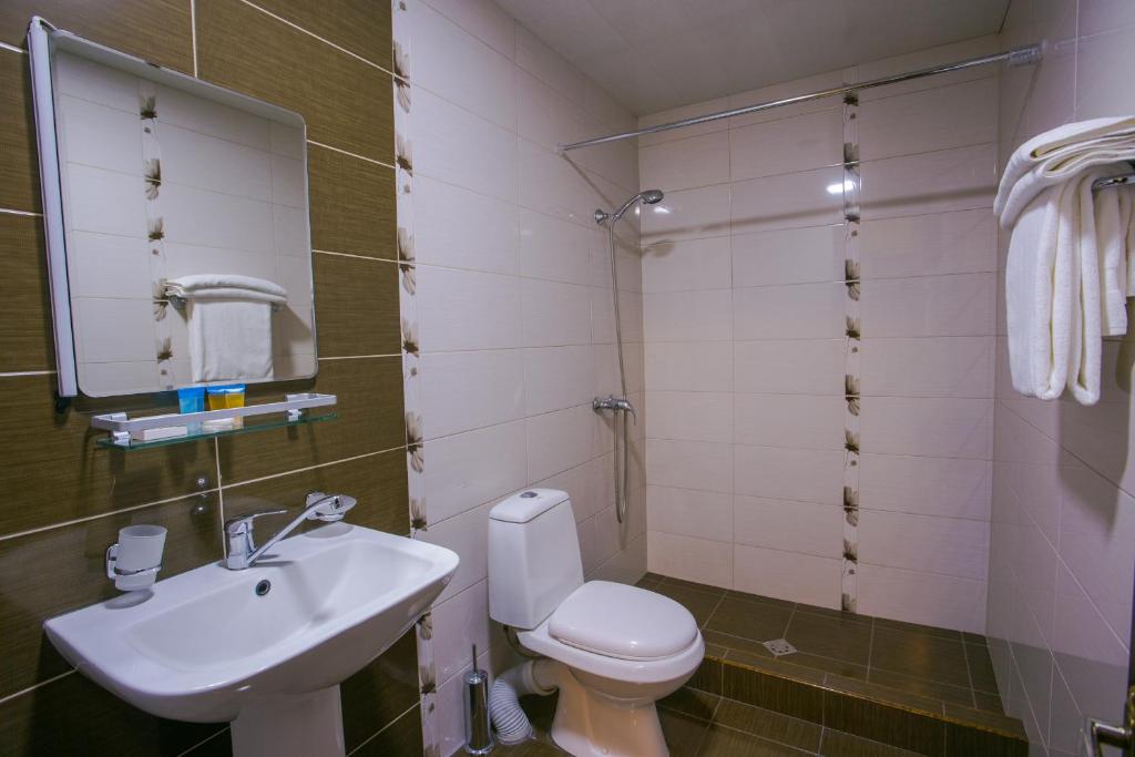Koupelna v ubytování Ani Central Inn