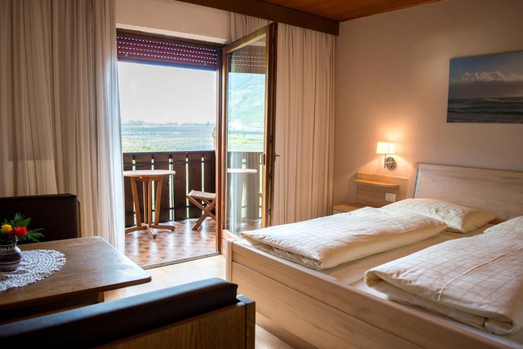 Postel nebo postele na pokoji v ubytování Pension Georgenhof