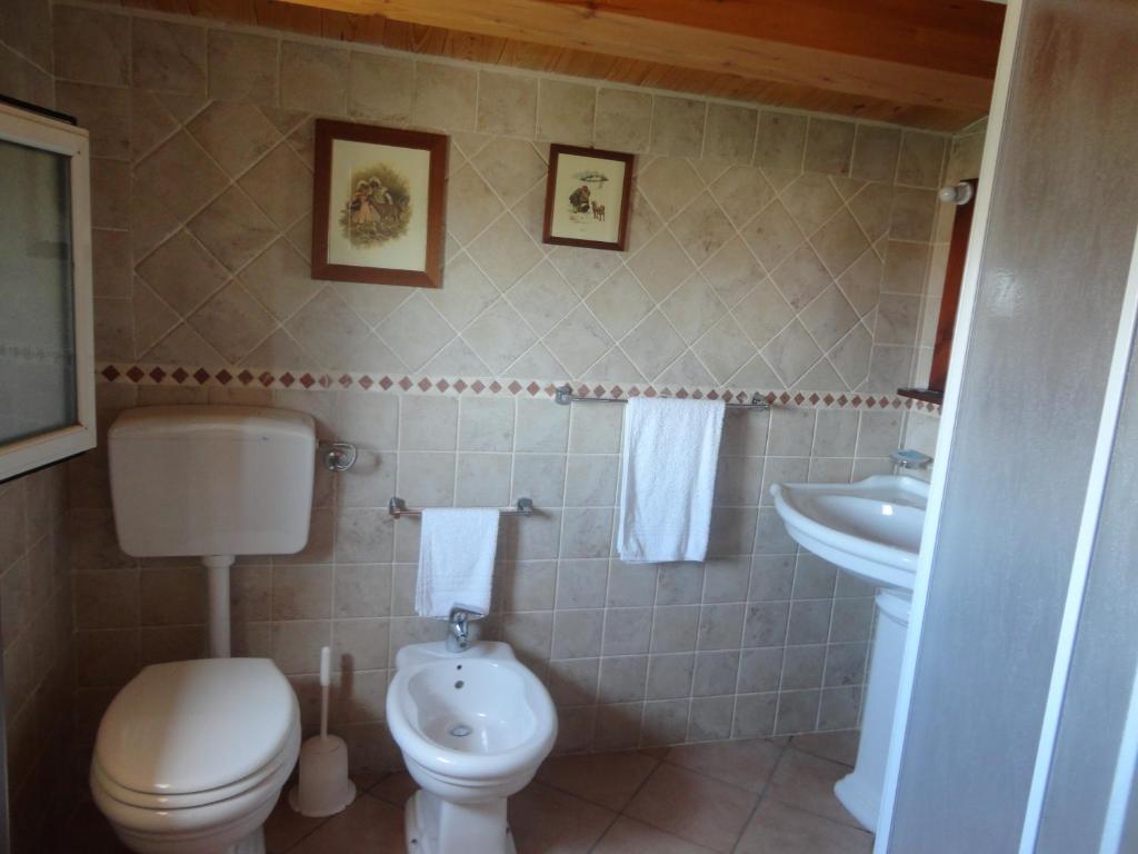 Koupelna v ubytování Punta Di Mola