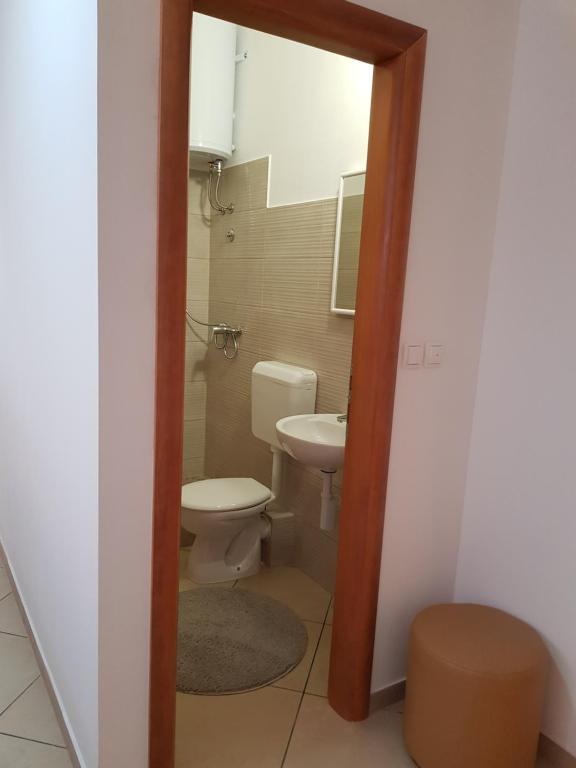Koupelna v ubytování Guest House Nova