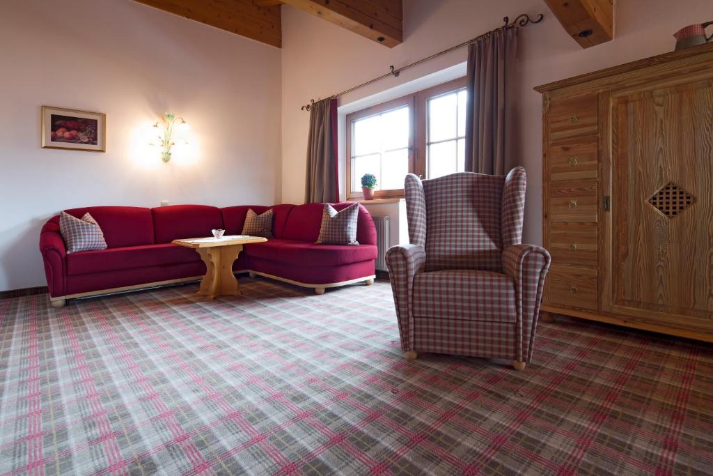 Posezení v ubytování Gästehaus Brantlhof Zimmer und Ferienwohnungen in Going am Wilden Kaiser