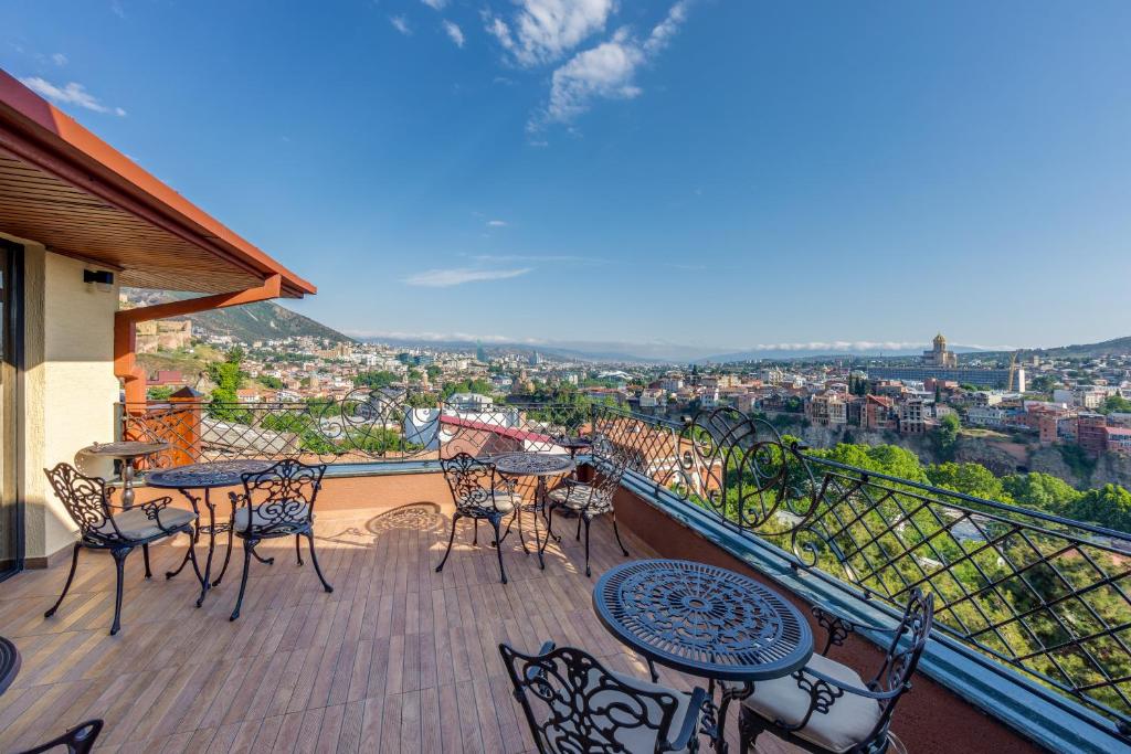 Balkón nebo terasa v ubytování Sole Palace