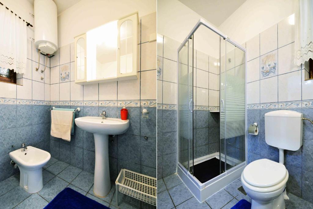 Koupelna v ubytování Apartment Zena