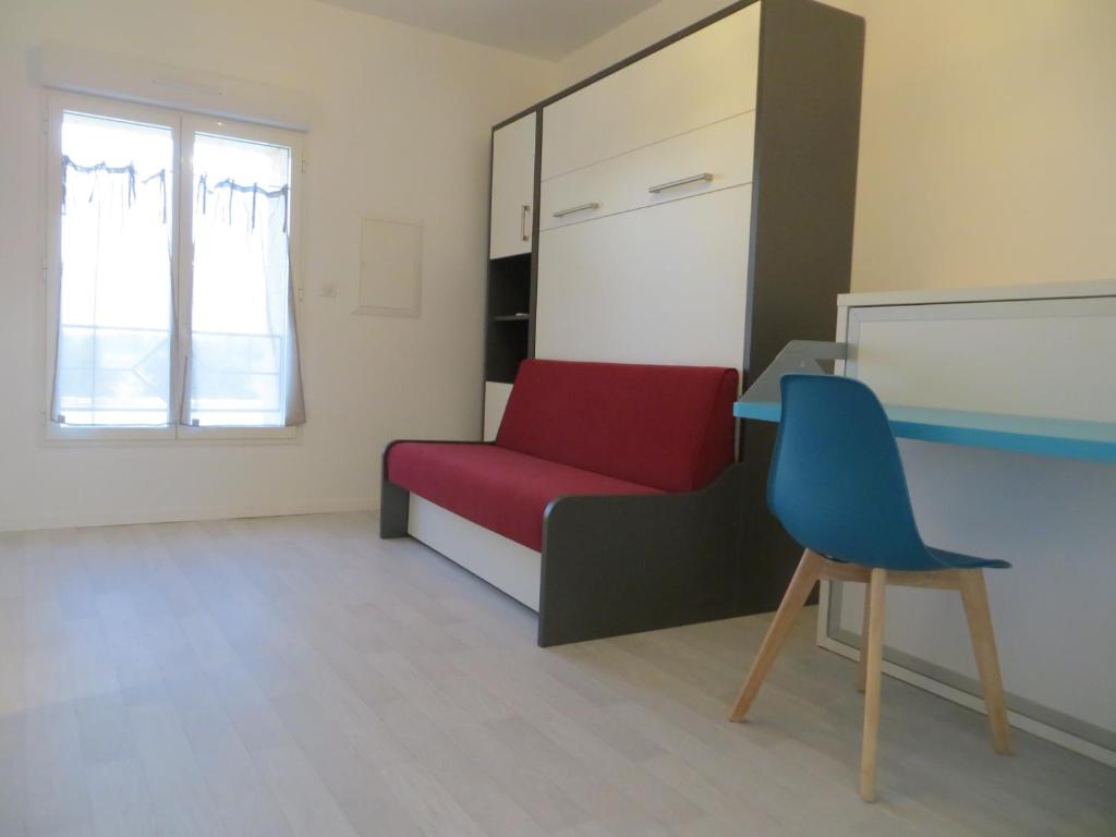 Posezení v ubytování Domaine de Christin Studios-Hôtel