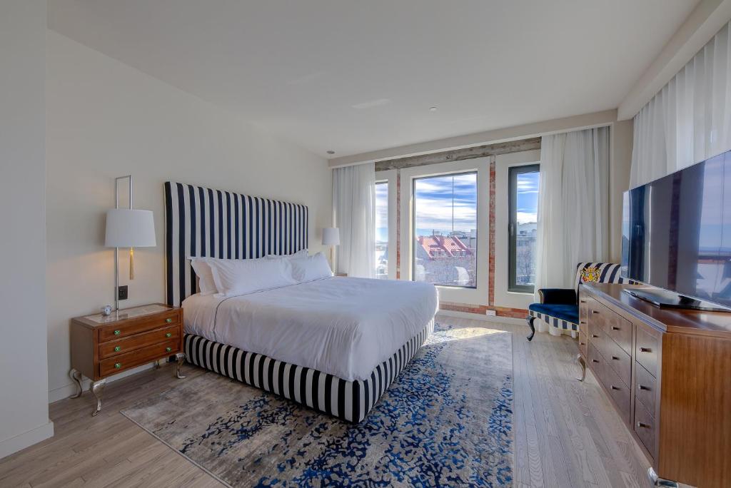 Postel nebo postele na pokoji v ubytování Monsieur Jean - Hôtel Particulier