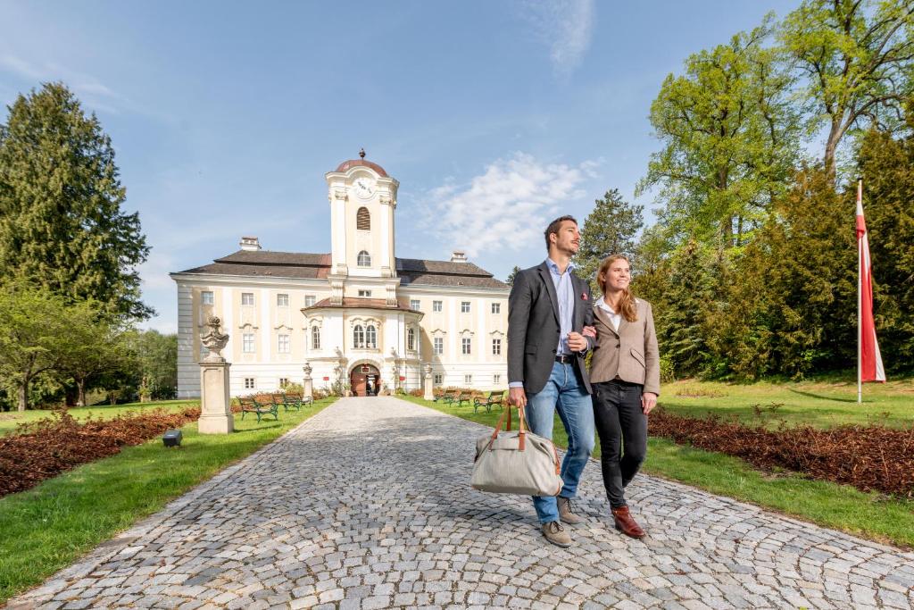 Zahrada ubytování Schlosshotel Rosenau Superior