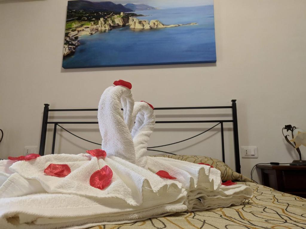 Postel nebo postele na pokoji v ubytování B&B Castiglione