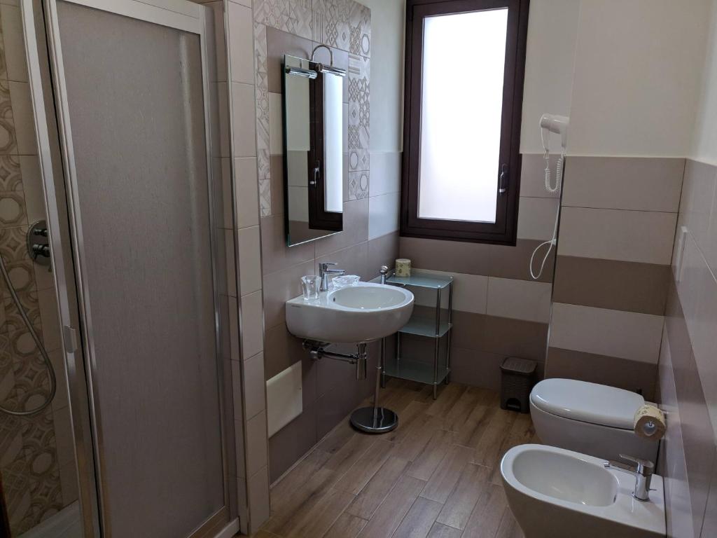 Koupelna v ubytování B&B Castiglione