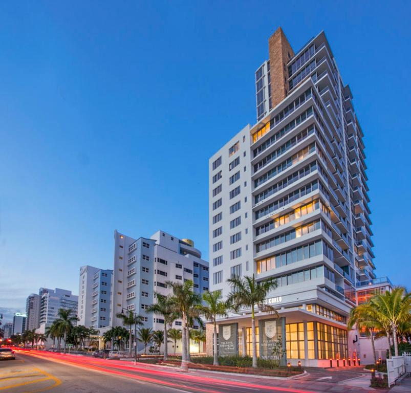 O edifício em que o apartamento se localiza