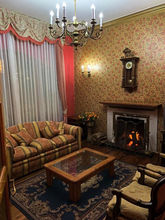 Posezení v ubytování Hotel Cordillera