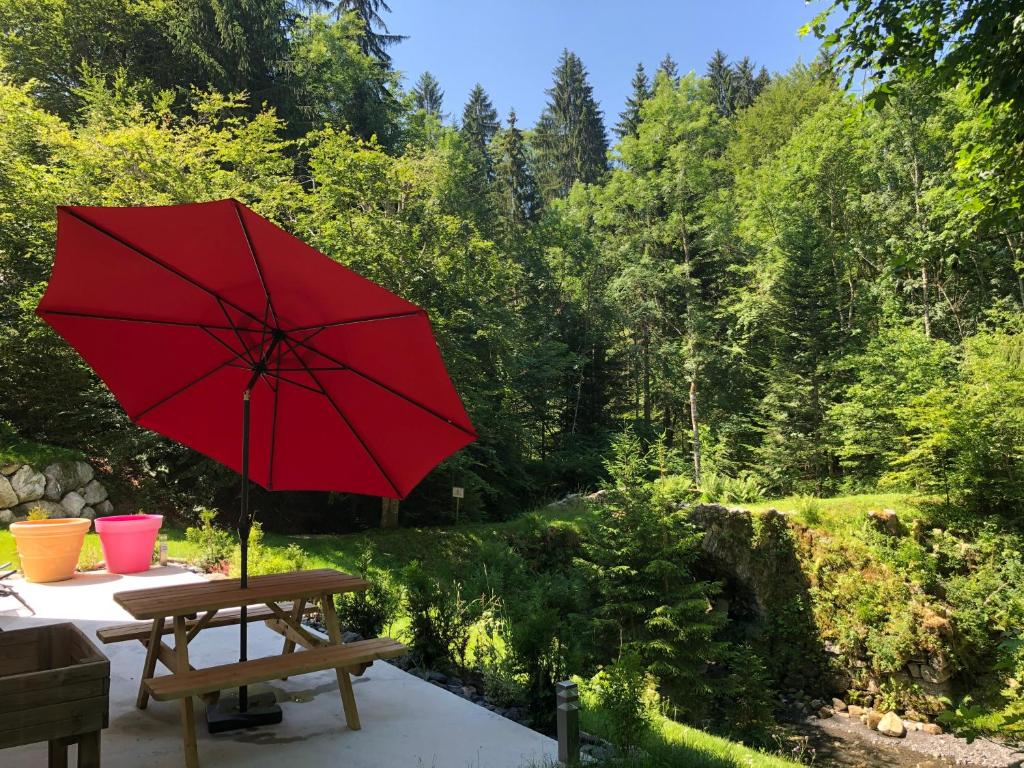 Zahrada ubytování Le Moulin des Olirics