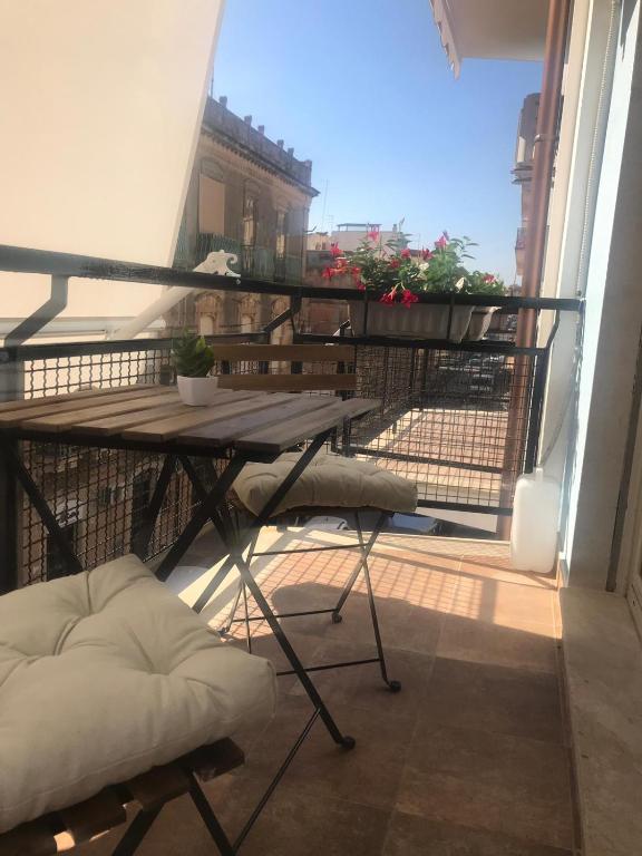Balkón nebo terasa v ubytování Bealù