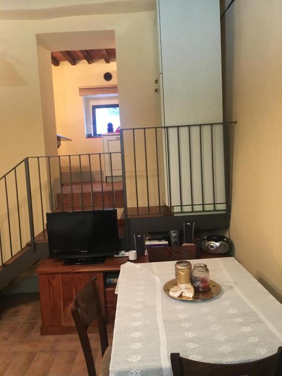 Posezení v ubytování Loft De' Riccardi