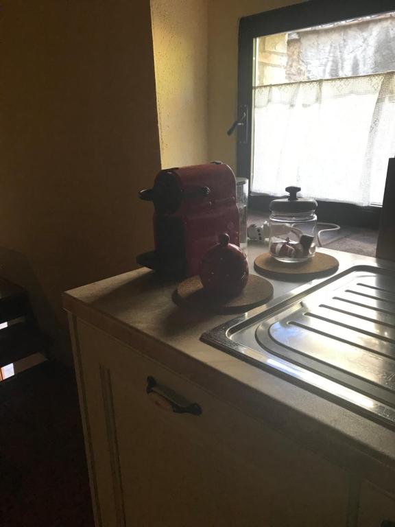 Kuchyň nebo kuchyňský kout v ubytování Loft De' Riccardi