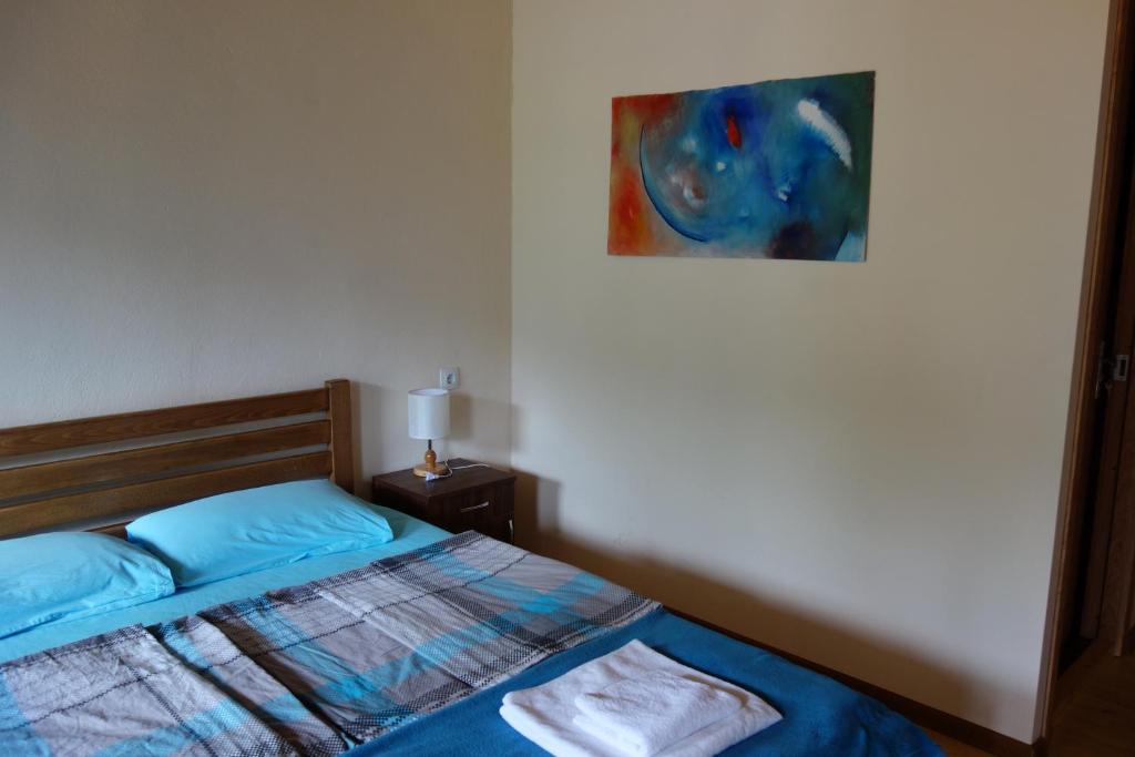 Llit o llits en una habitació de Guesthouse Mountain View