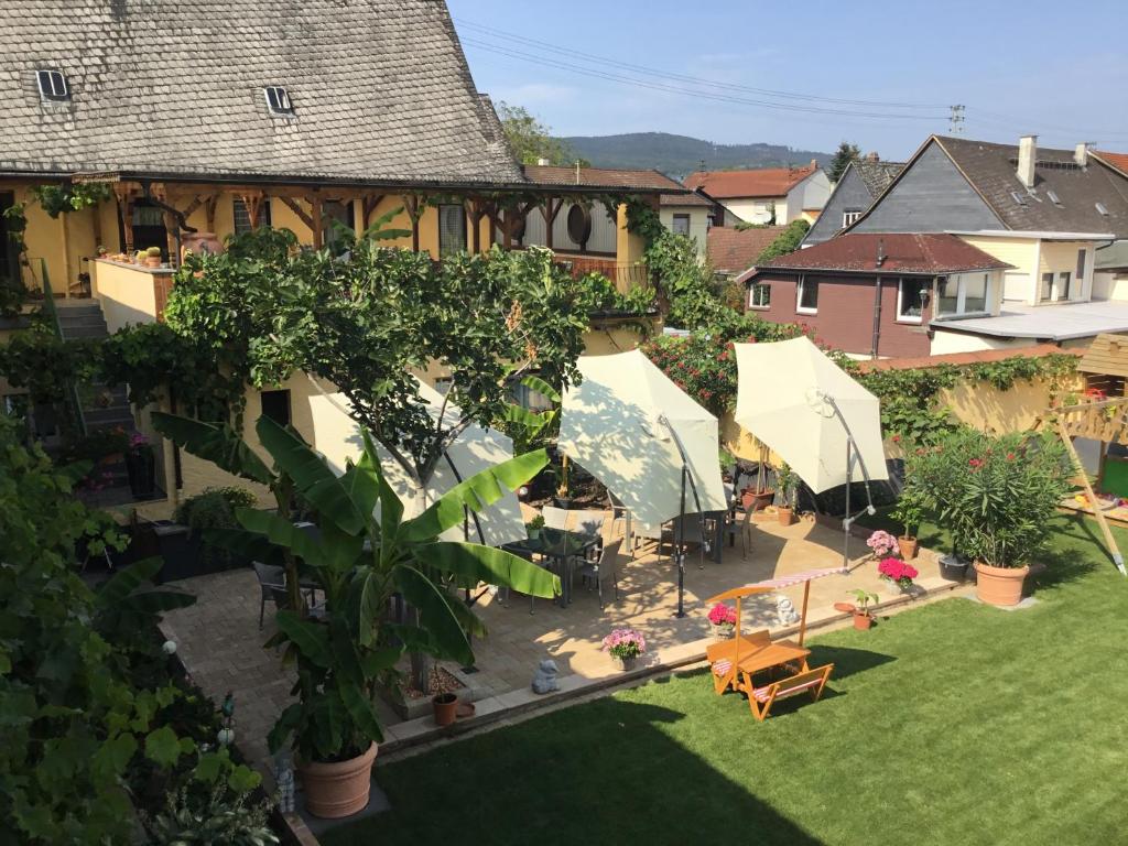 Zahrada ubytování Bed and Breakfast - Rheingauer Hof