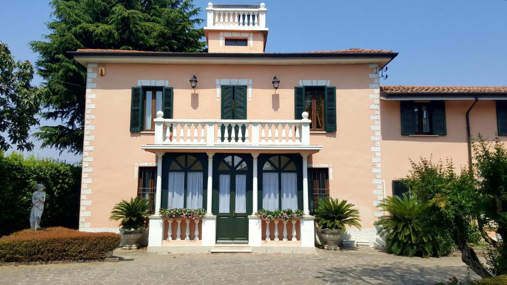 Budova, kde se bed and breakfast nachází