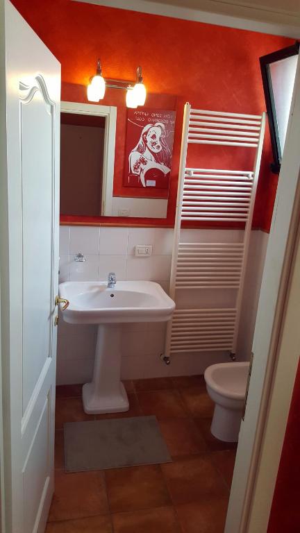 Koupelna v ubytování B&B Villa Fiorini