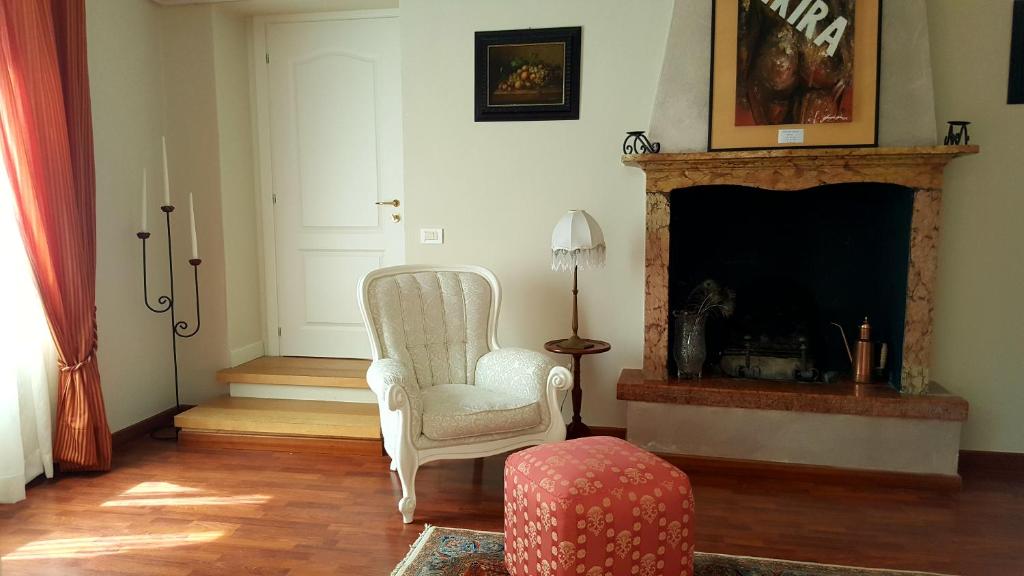 Posezení v ubytování B&B Villa Fiorini