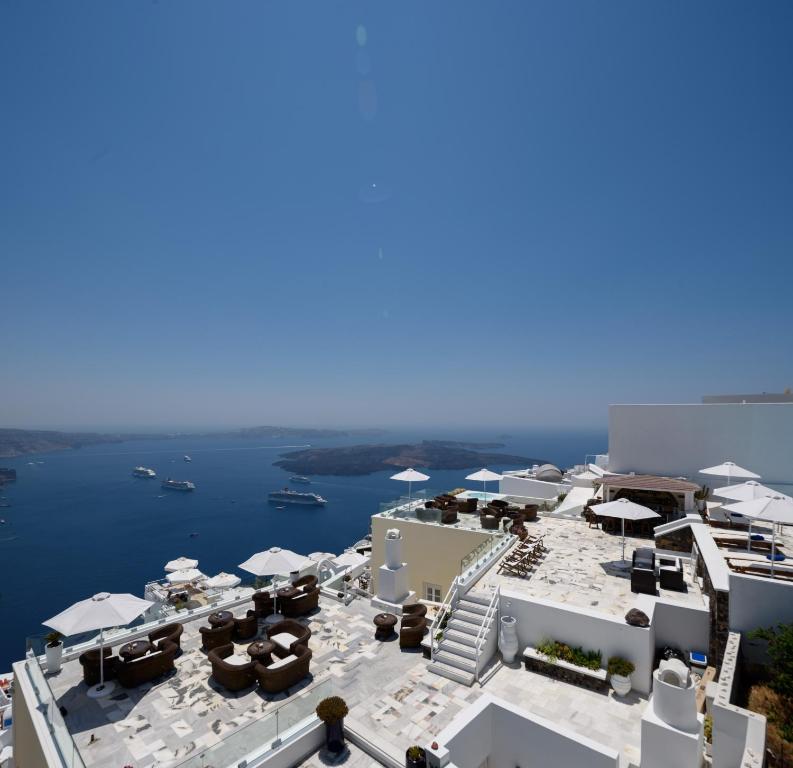 Apgyvendinimo įstaigos MyBoZer Hotel Kallisto vaizdas iš viršaus