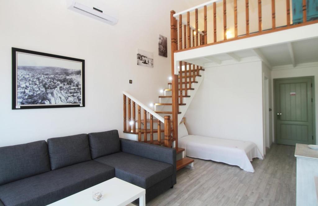 A seating area at Duman Boutique Hotel Cesme