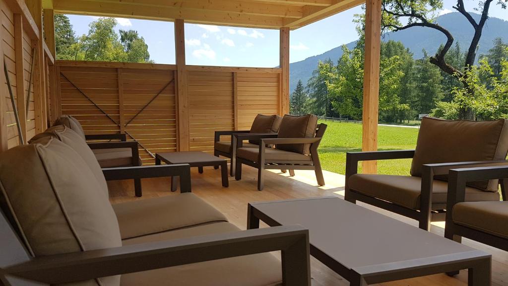 Widok na góry z tego hotelu