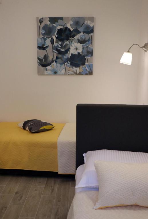 Posteľ alebo postele v izbe v ubytovaní Apartman Muracca