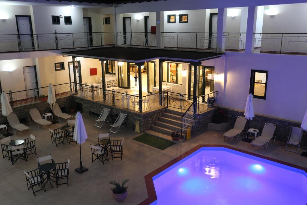 Bazén v ubytovaní Sun Hotel alebo v jeho blízkosti