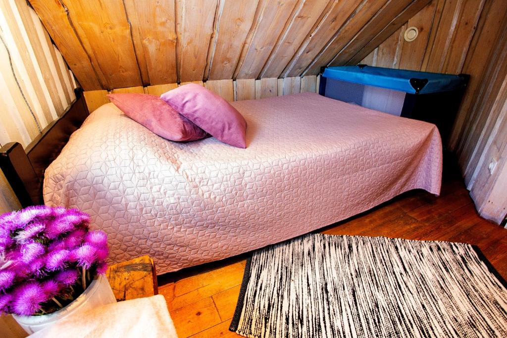 Postel nebo postele na pokoji v ubytování Mi Sann Holiday Home