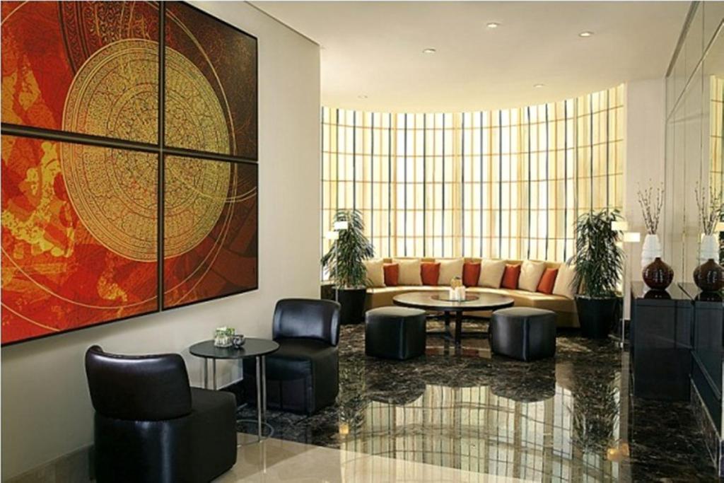 Posezení v ubytování Safir Hotel Doha
