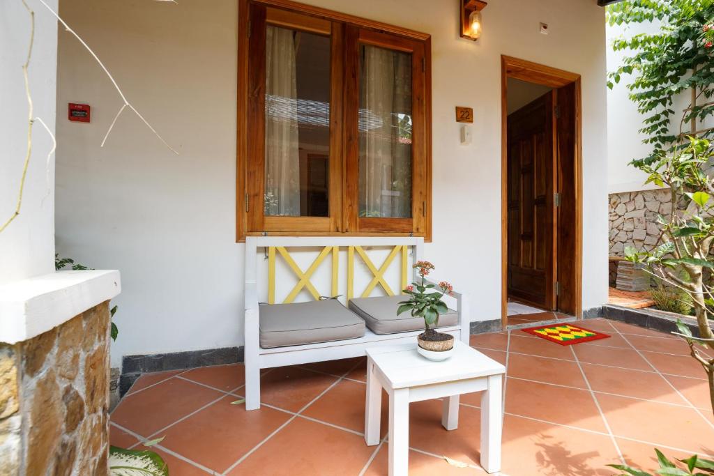 Balkón nebo terasa v ubytování Miana Resort Phu Quoc