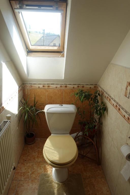Koupelna v ubytování ČAKOVÁ 116