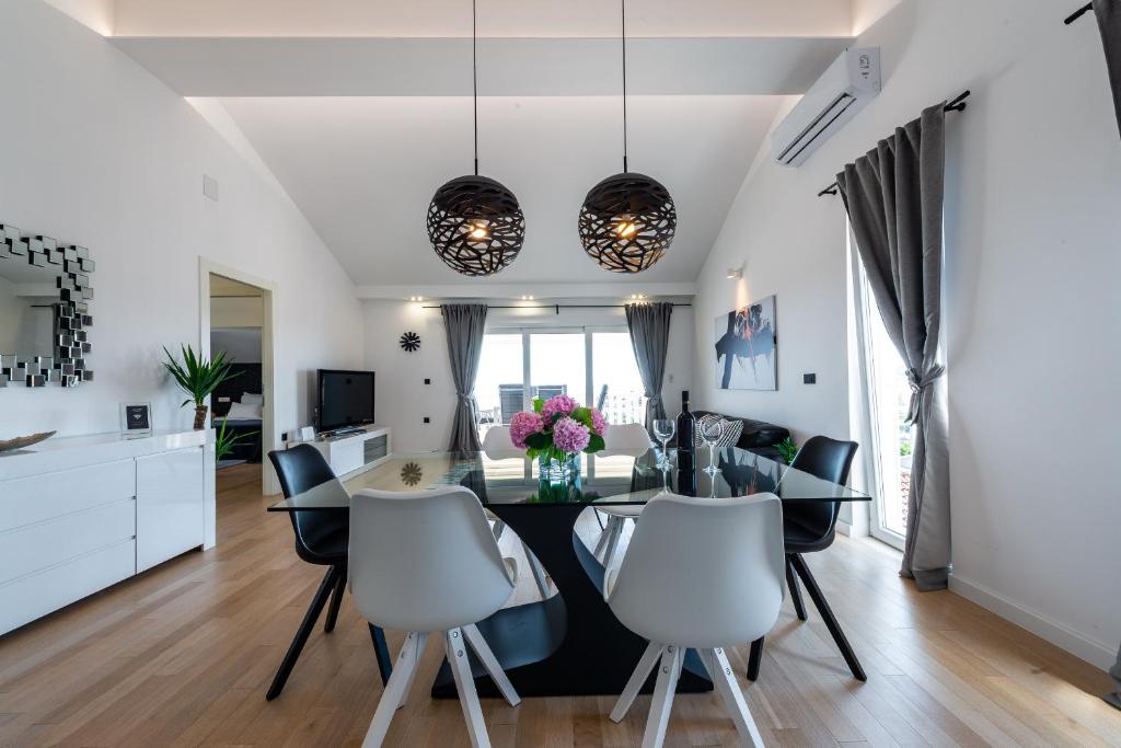 TV a/nebo společenská místnost v ubytování Vista deluxe apartment