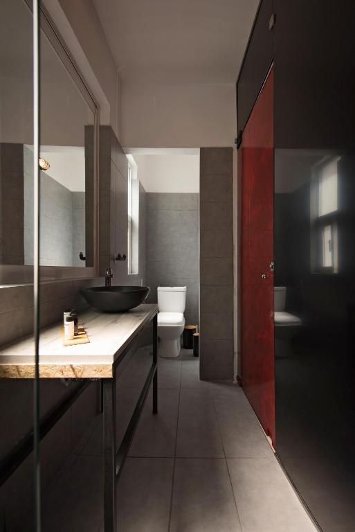 Kuchyň nebo kuchyňský kout v ubytování Piraeus Premium Suites