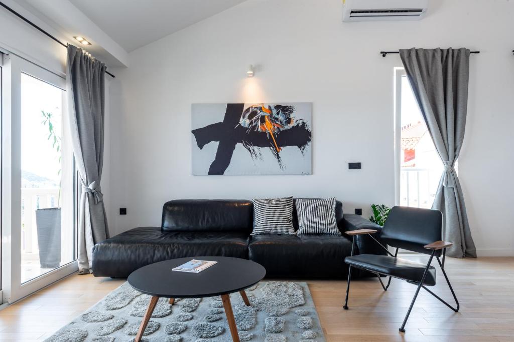 Posezení v ubytování Vista deluxe apartment