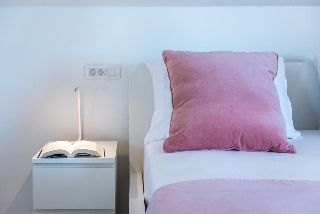 Postel nebo postele na pokoji v ubytování Vista deluxe apartment