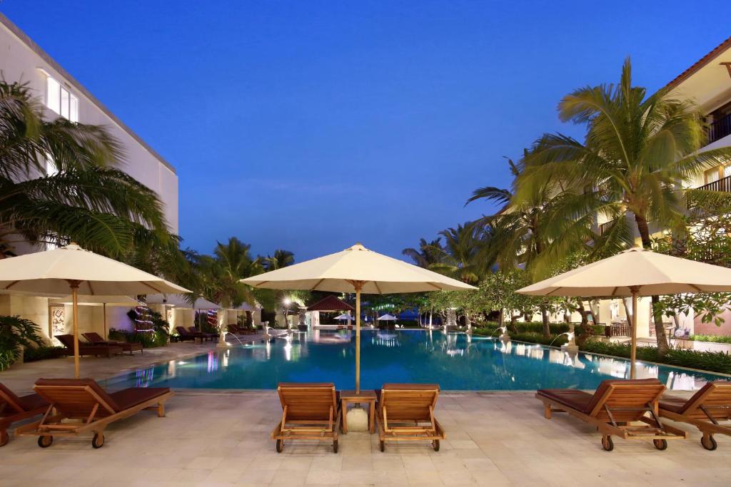 Bazén v ubytování Bali Relaxing Resort and Spa nebo v jeho okolí
