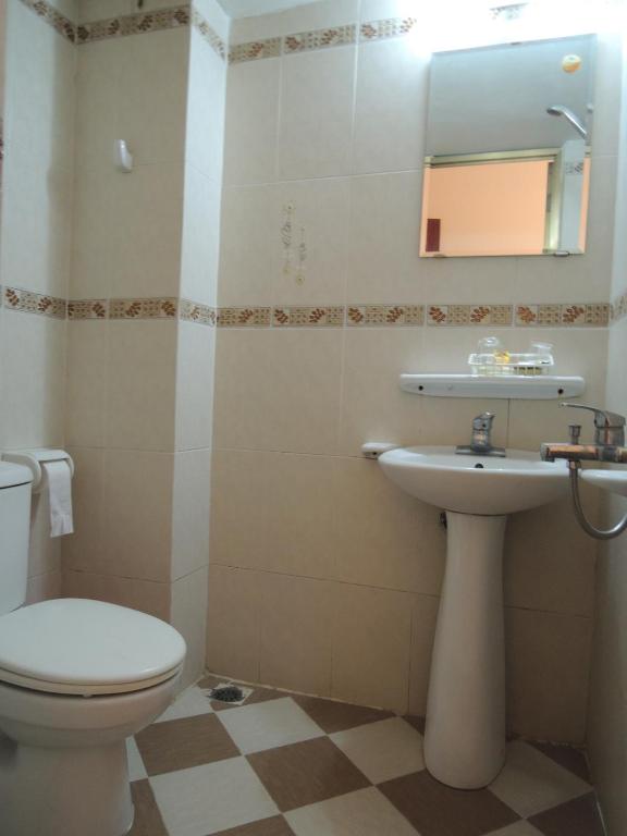 Koupelna v ubytování Hanoi Ecogreen Hostel