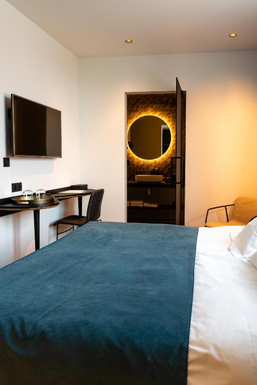 Postel nebo postele na pokoji v ubytování Designhotel Beila