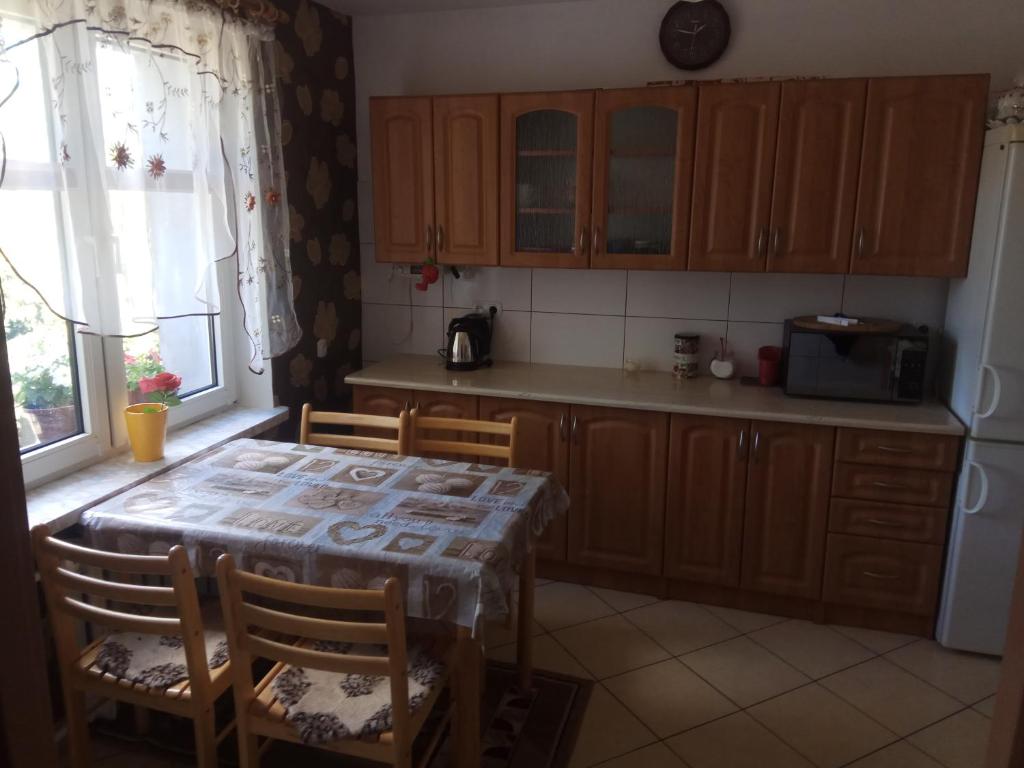 Kuchyň nebo kuchyňský kout v ubytování Pokoje gościnne u Sławka