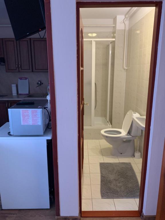Koupelna v ubytování Apartmánový dom Magda