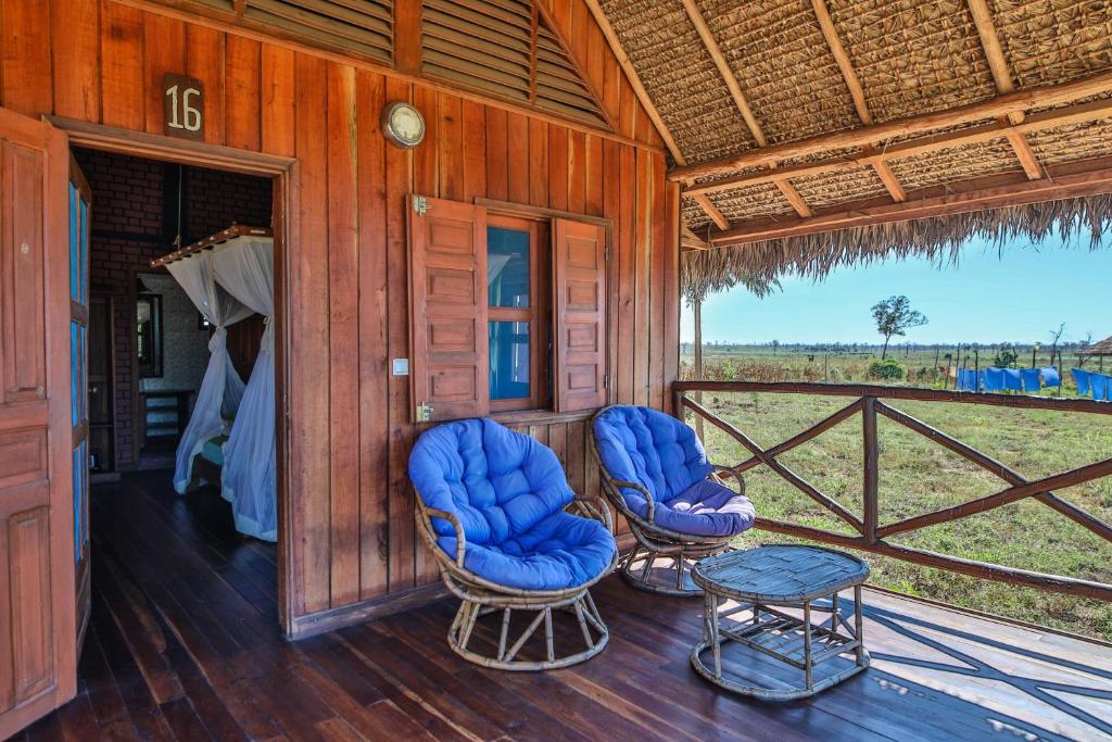 Balcon ou terrasse dans l'établissement RELAIS DU KIRINDY