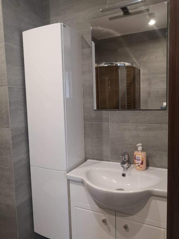 Kúpeľňa v ubytovaní Golden Mazury Apartament