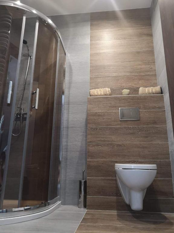 Kúpeľňa v ubytovaní Golden Mazury Apartament